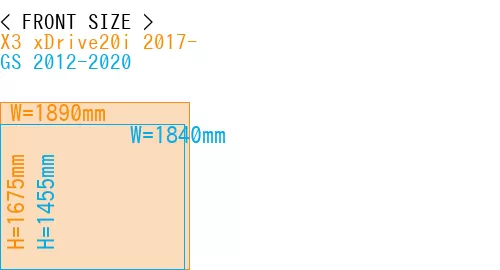 #X3 xDrive20i 2017- + GS 2012-2020